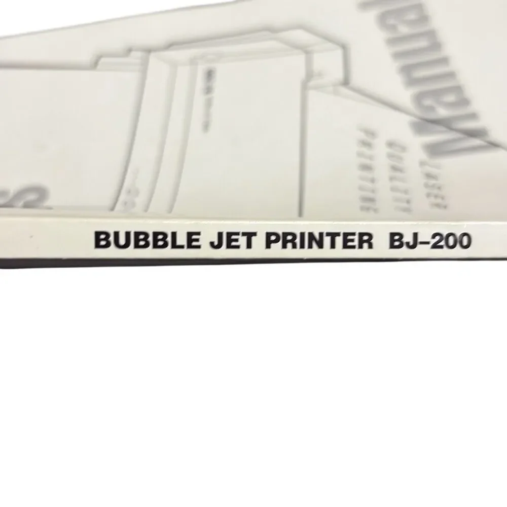 Canon bubblejet printer